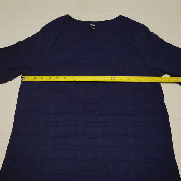 2 Piece Women's Lounge Set Blue Emery Rose Medium Wide Leg Stretch Waist - Picture 3 of 11